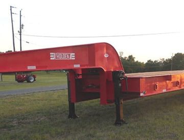 Moore Truck and Equipment Inventory: 2012 Holden 4 Axle Oilfield Lowboy Model HRD60