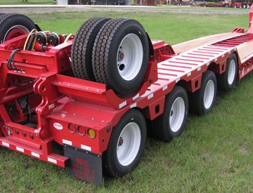 Moore Truck and Equipment Inventory:  KalynSiebert 65 Ton 4+1 Hydraulic Detach Neck Crane Hauling Lowboy